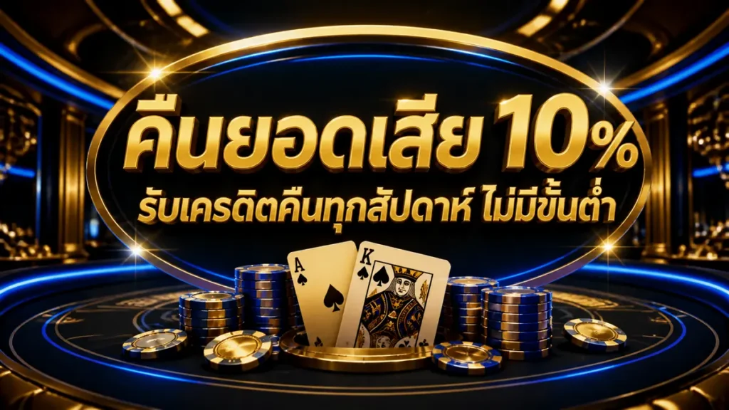 คืนยอดเสีย 10%