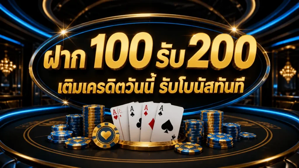 ฝาก 100 รับ 200