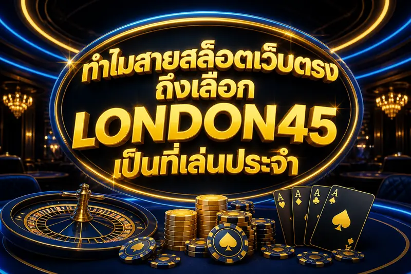 ทำไมสายสล็อตเว็บตรงถึงเลือก LONDON45 เป็นที่เล่นประจำ